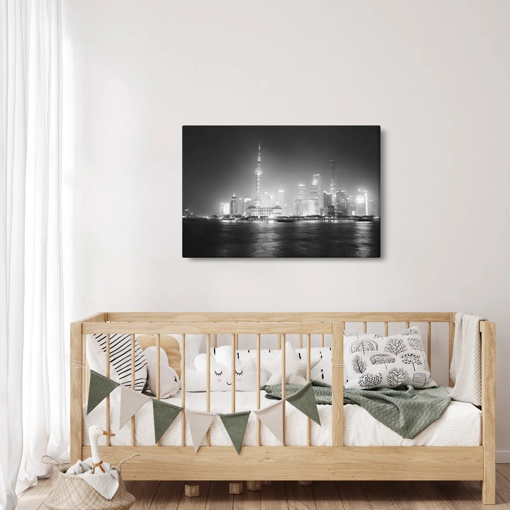Tablou cu zgârăie nori moderene (90x60 cm)