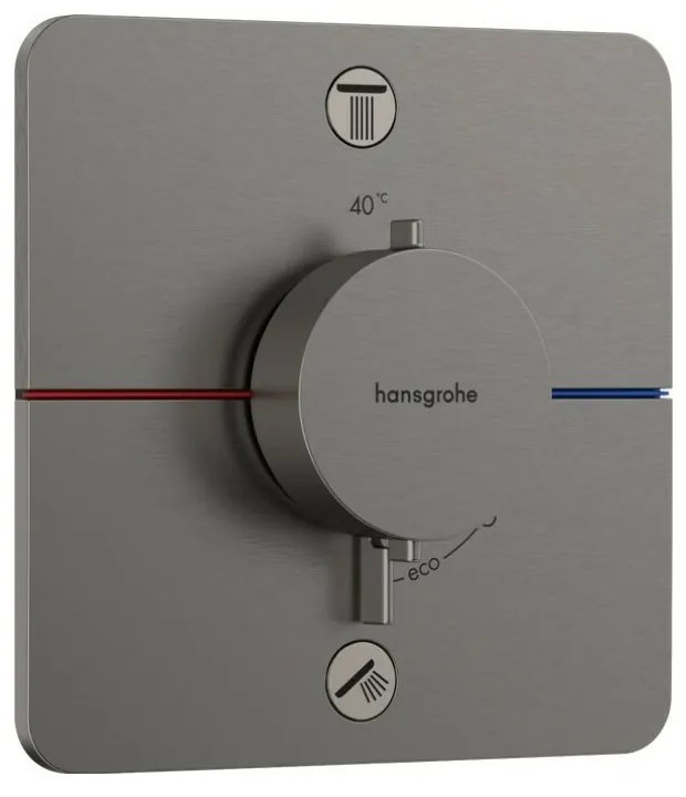 Baterie dus termostatata incastrata crom periat Hansgrohe ShowerSelect Comfort Q  2 functii EN1717