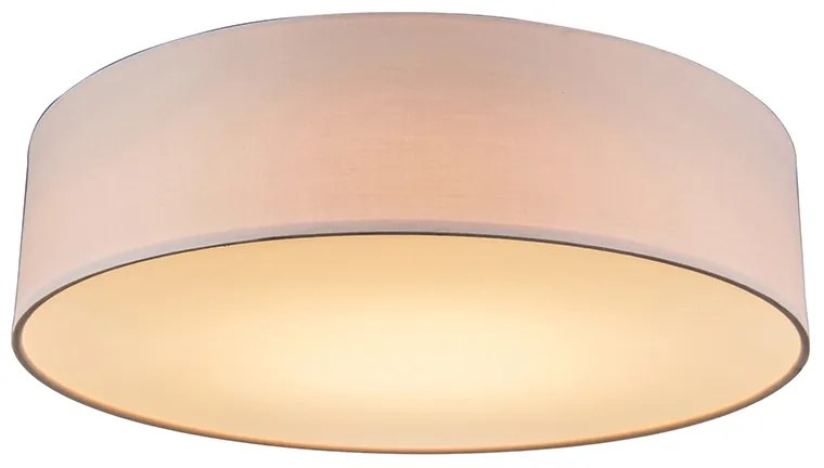 Plafoniera roz 40 cm incl. LED - Drum LED