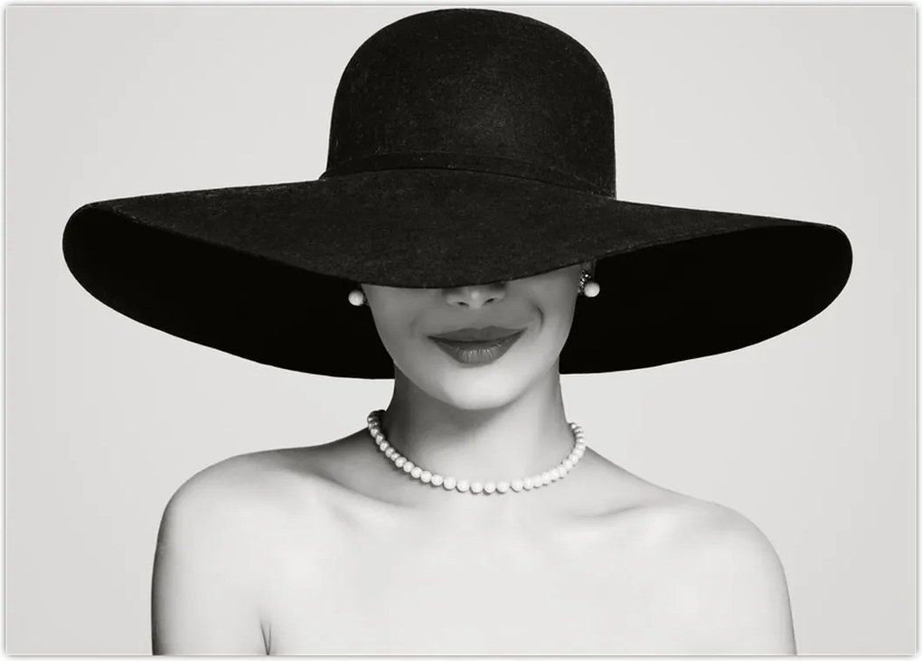 Tablou - Femeia cu pălărie (70x50 cm)