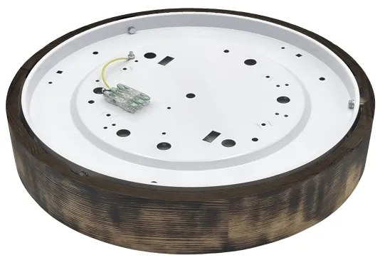 Brilagi - Plafonieră LED CARVALHO SMOKEY 36W/230V, stejar, Ø 47,5 cm