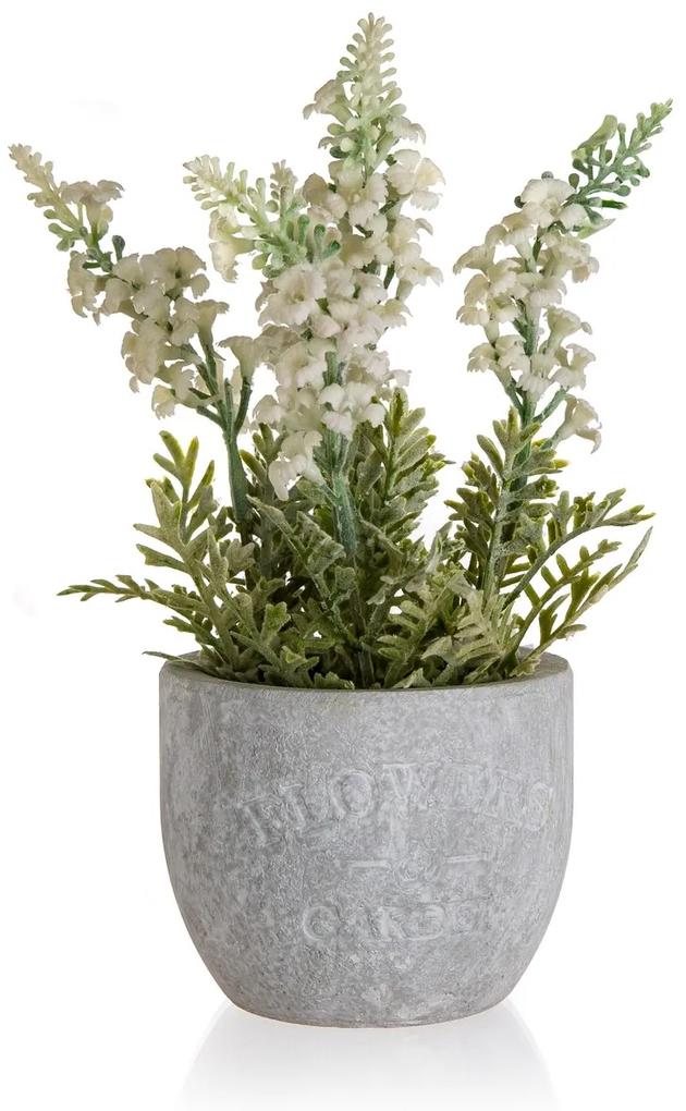 Floare artificiala Lavender, Banquet, 12x21 cm, verde