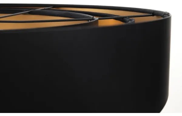 Lustr TRINITI pe cablu 1xE27/60W/230V negru/auriu