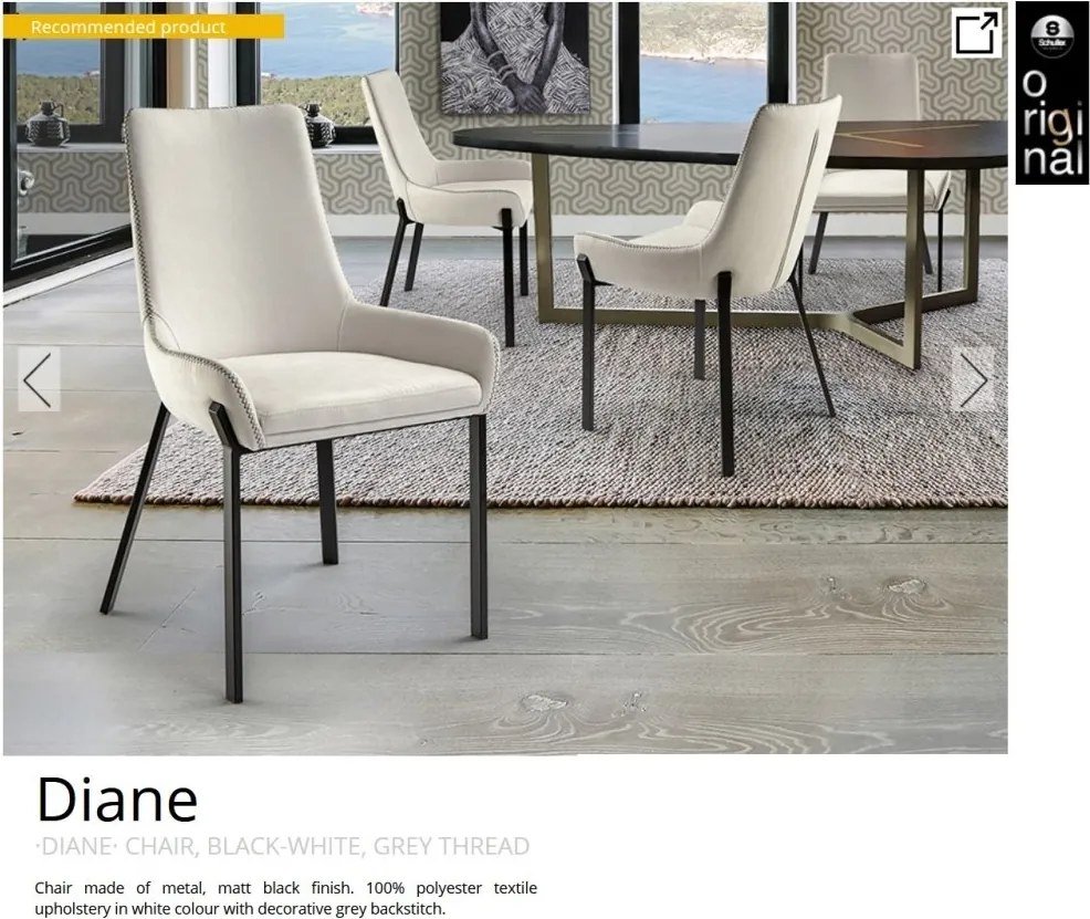 Scaun dining design elegant Diane