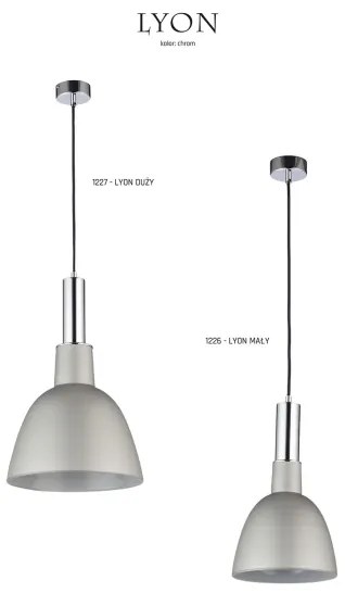 JUPITER 1226-LYONMALY - Lampa suspendata LYON 1xE27/60W