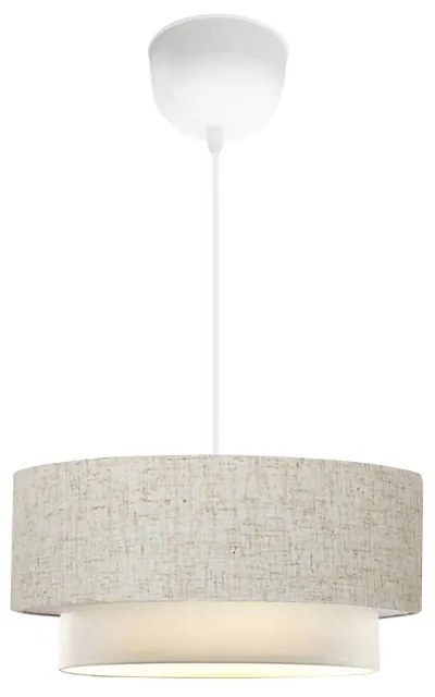 Lustra Nissya Textil Crem 30x15 cm