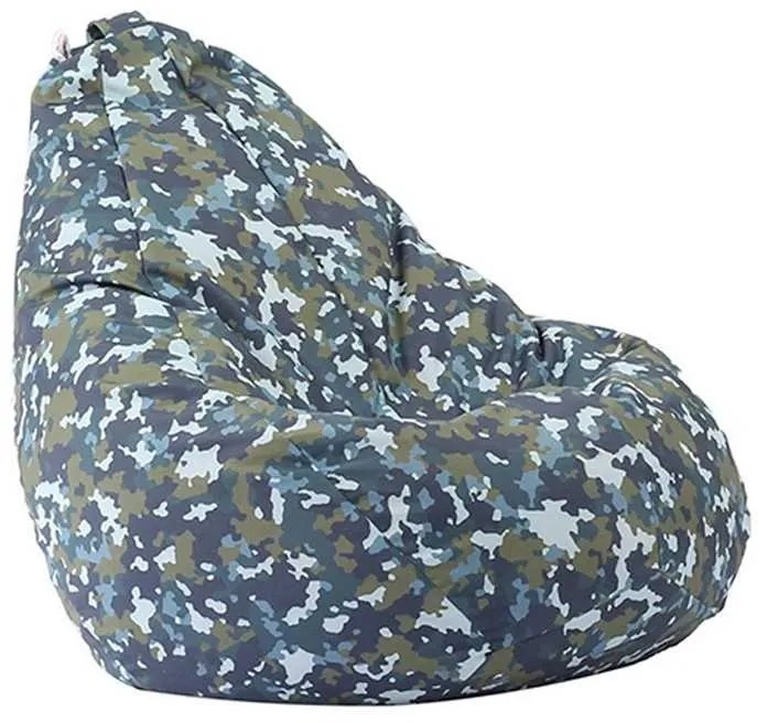 Fotoliu Nirvana Hobbit Pufrelax, Material Impermeabil - Camuflaj Fortele Aeriene