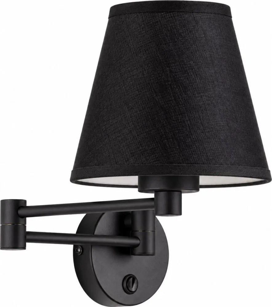 BRILAGI - Aplică de perete NUBILA 1xE27/15W/230V neagră