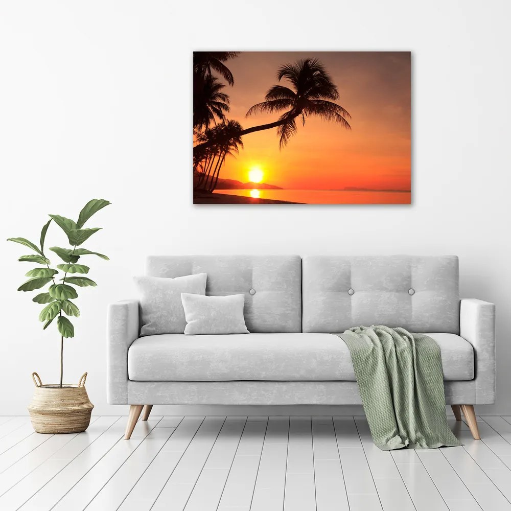 Tablou pe pânză Sunset beach