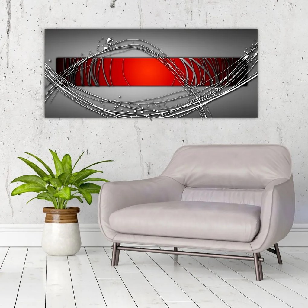 Tablou abstract (120x50 cm)