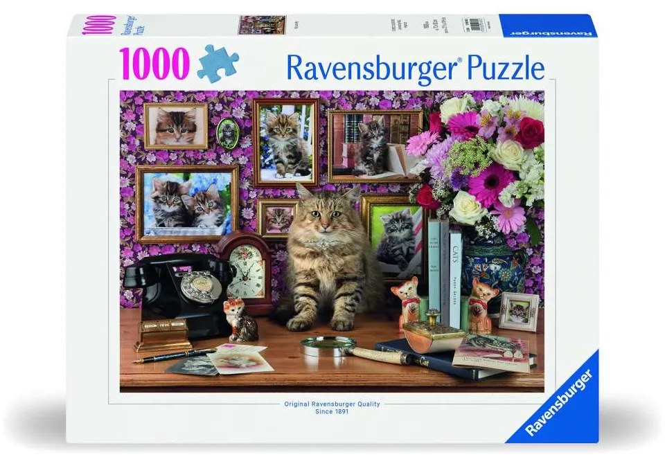PUZZLE PISICUTA DRAGUTA 1000 PIESE DESIGN NOU - RAVENSBURGER (RVSPA00482)