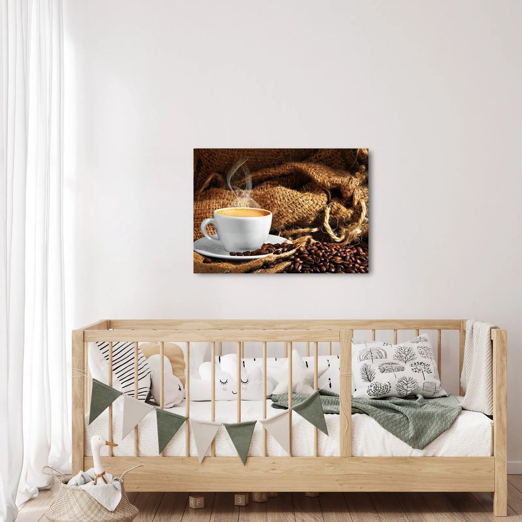 Tablou - O ceașcă de cafea (70x50 cm)