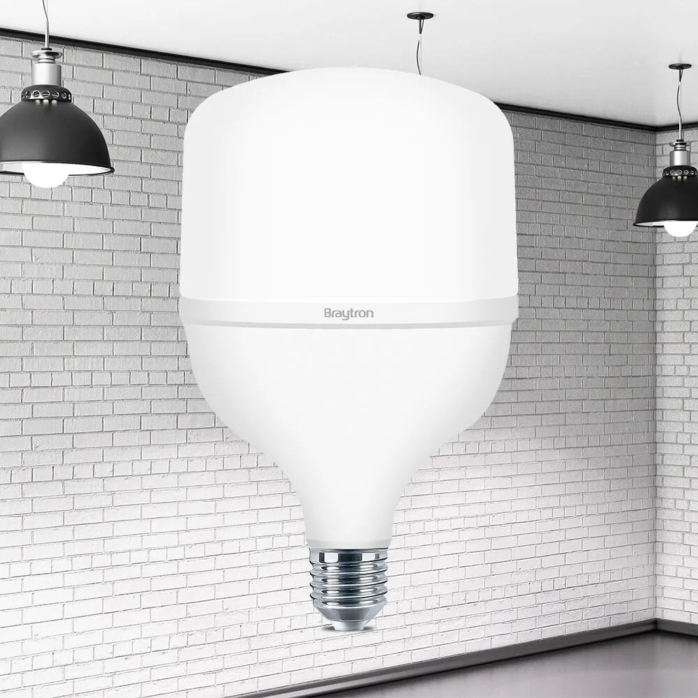 Bec LED 30W(200W) Braytron, E27, 3000 lm, lumina neutra (4000K), clasa energetica F