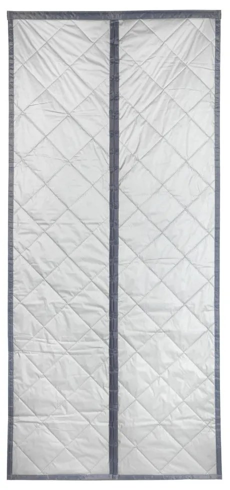 Draperie gri/argintie termoizolantă 80x200 cm cu prindere la ușă – Maximex