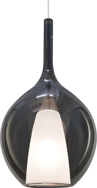 Lustra, Pendul din sticla KALIQUE-2 SP1 D28 FUME