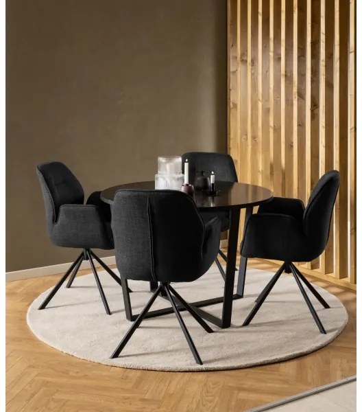 Masă de dining TINO, antracit