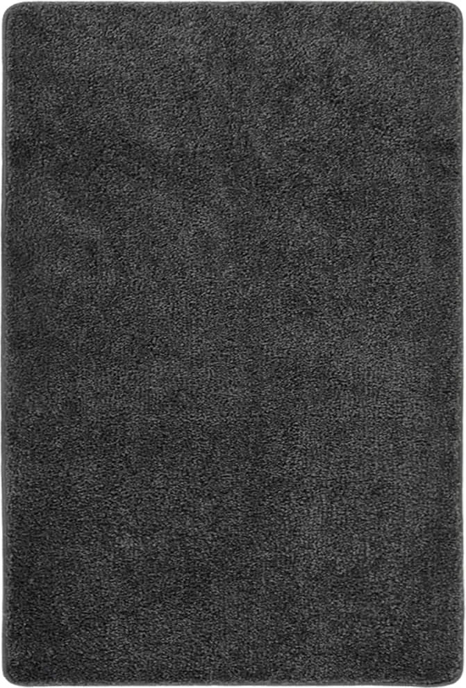 vidaXL Covor pufos gri închis 140x200 cm anti-alunecare