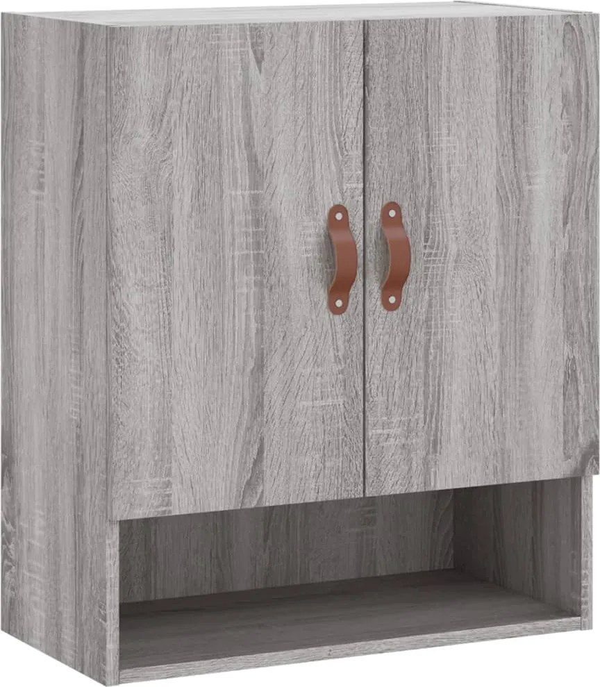 vidaXL Dulap de perete, gri sonoma, 60x31x70 cm, lemn compozit