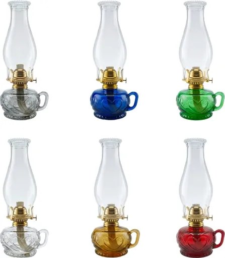 Brilagi - Lampă cu petrol MERLIN transparentă