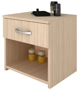 Noptiera haaus Remi, 1 Sertar, Ulm Deschis, 40 x 35 x 40 cm