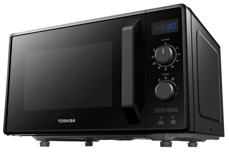 Cuptor cu microunde Toshiba MW2-AG23PBK, 23 L, 900W, Grill 1000W, Display digital, Timer, Negru