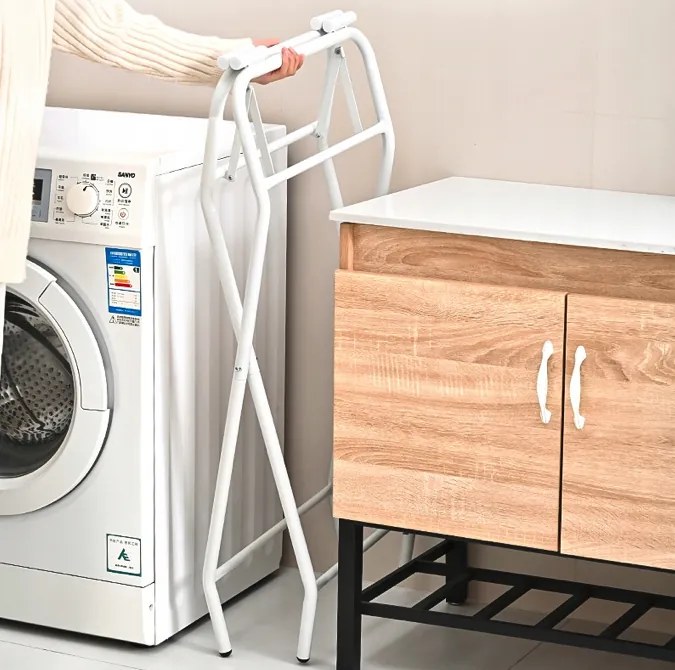 Cada de baie pliabilă pentru copii VAIANA PREMIUM cu pernă și suport - mai multe culori Albastru