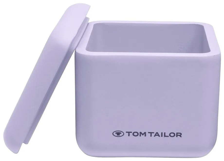 Organizator de baie mov pentru dischete demachiante din polirășină Tom Tailor T-Rounded – Wenko