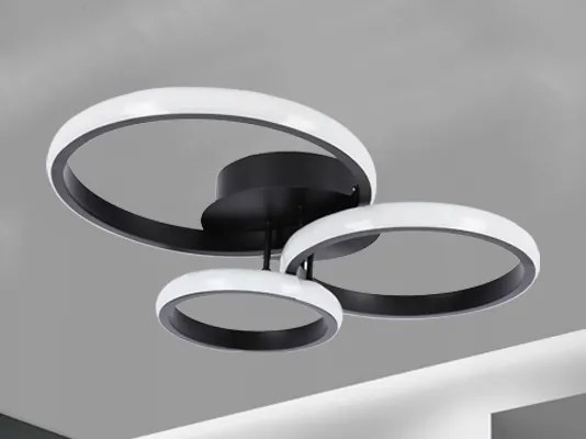 Plafonieră LED 38W/230V, neagră