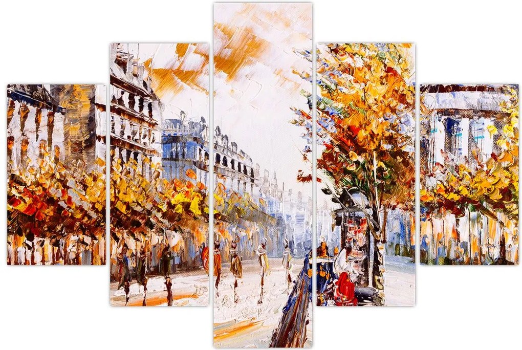 Tablou - Strada din Paris (150x105 cm)