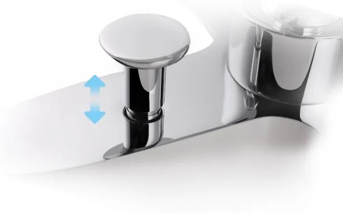 Baterie cada inox cu furtun, suport si para de dus, Genius Foglia