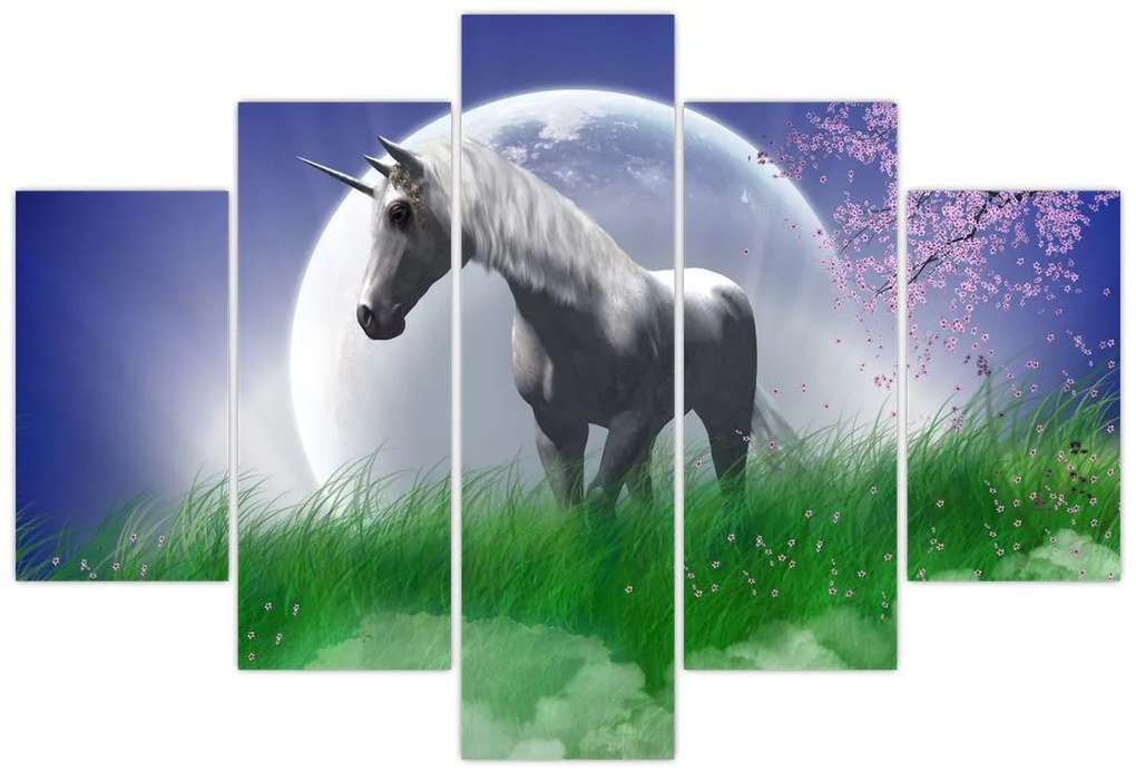 Tablou cu unicorn (150x105 cm)