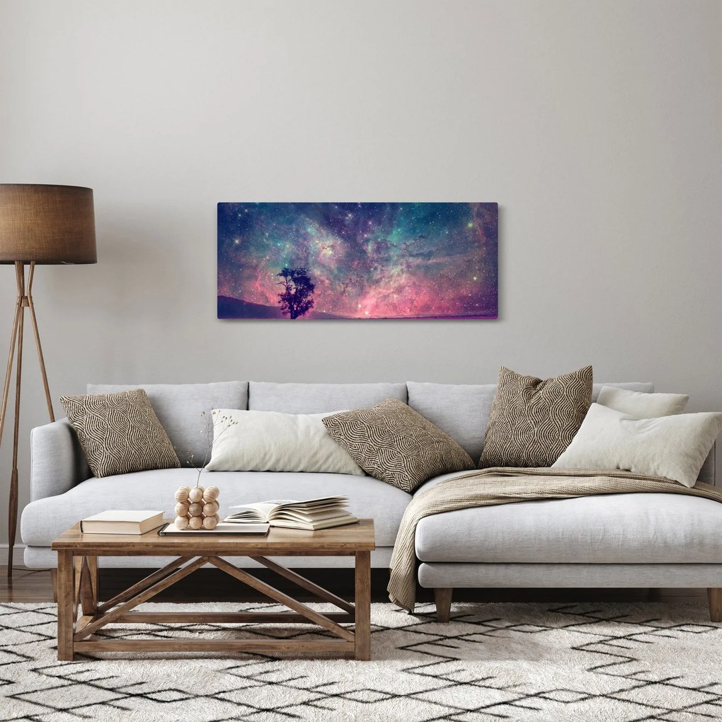 Tablou - Cer de noapte din alta dimensie (120x50 cm)