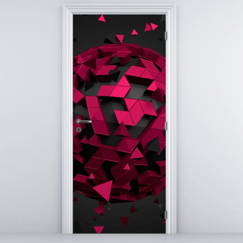 Fototapet pentru ușă - 3D abstract (95x205cm)