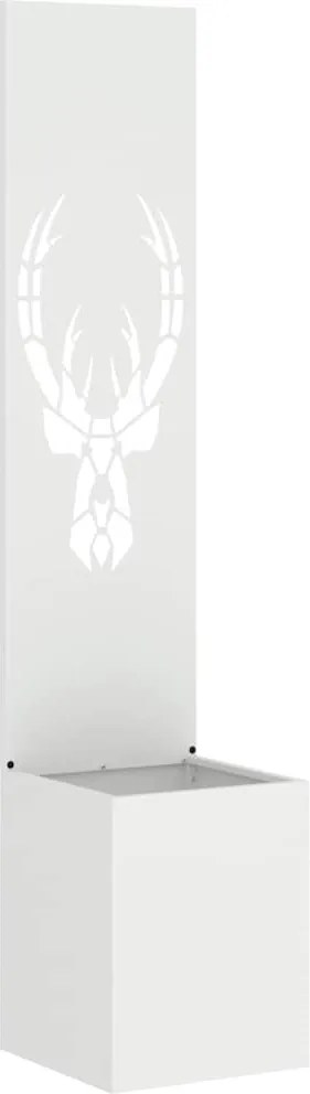 vidaXL Ecran de intimitate pentru grădină Alb 32 x 32 x 150 cm