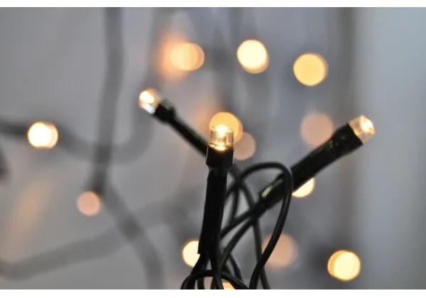 Solight 1V05-WW - Ghirlandă LED pentru exterior, 500 LED, 8 moduri, IP44, 55 m, alb cald