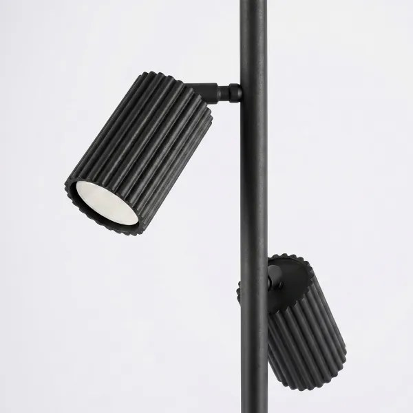 Sollux SL.2016 - Lampadar KARBON 3xGU10/10W/230V negru