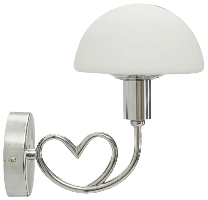 Mauro Ferretti Lampa De Perete Argintie cm 23X15X22 | Aosom Romania