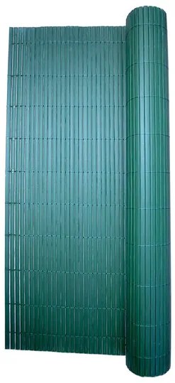 Paravan pentru balcon, terasa, gard PVC, verde, 1300 g/m2, UV, 3x1.5 m