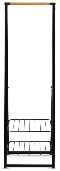 Suport multifunctional pentru haine Brabantia Linn 1000814, Otel, Negru