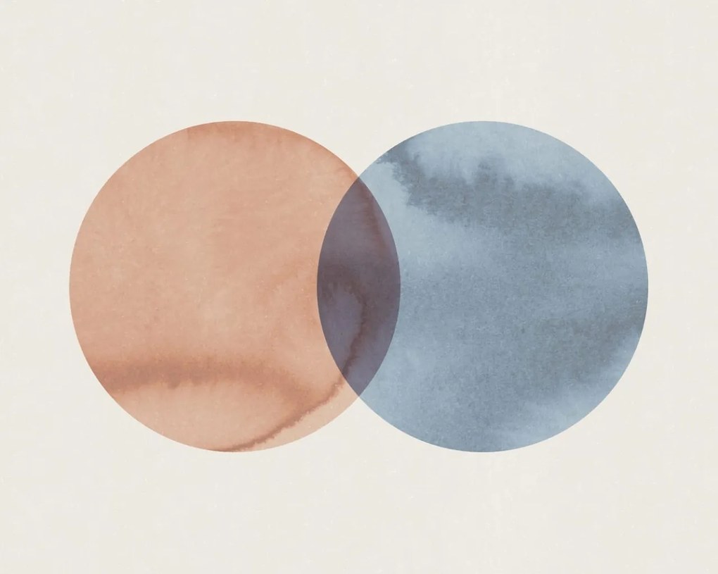 Fototapet, Eclipse, Red Blue, Rebel Walls