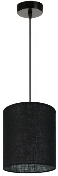 Brilagi - Lustr TUBES 1xE27/15W/230V, pr. 20 cm, negru, pe cablu