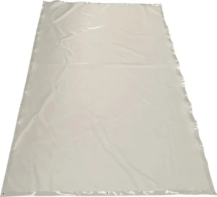 JAGO Prelata 650 g/m², ochiuri de aluminiu, gri, 3 x 6 m