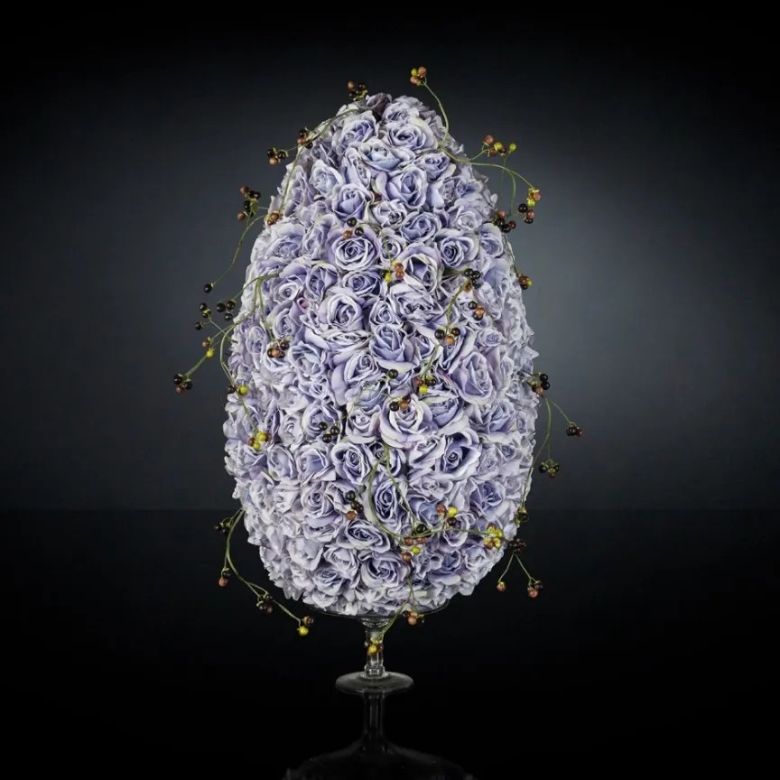 Aranjament floral mare design LUX DROP ROSES SOLANIUM 1142364.43