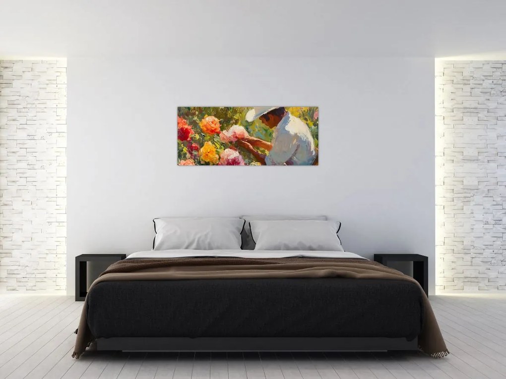 Tablou - Grădinar (120x50 cm)