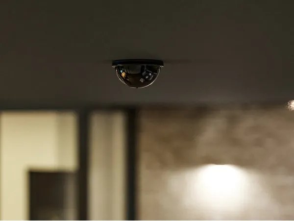 Senzor de mișcare încastrat 360° 1200W/230V IP54 negru