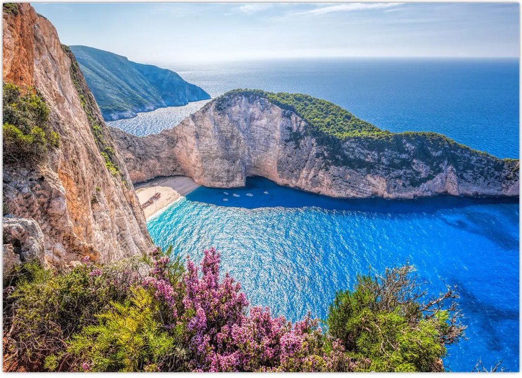 Tablou - Plaja Navagio, Grecia (70x50 cm)