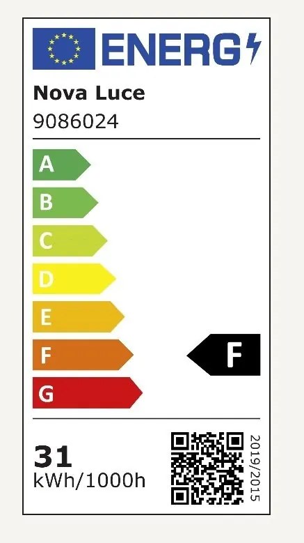 Lustra LED dimabila aplicata design modern CLEA alb 31W