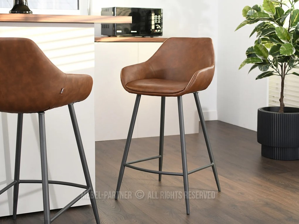 Scaun Miguel (maro + negru). Promo -18%. 1110725
