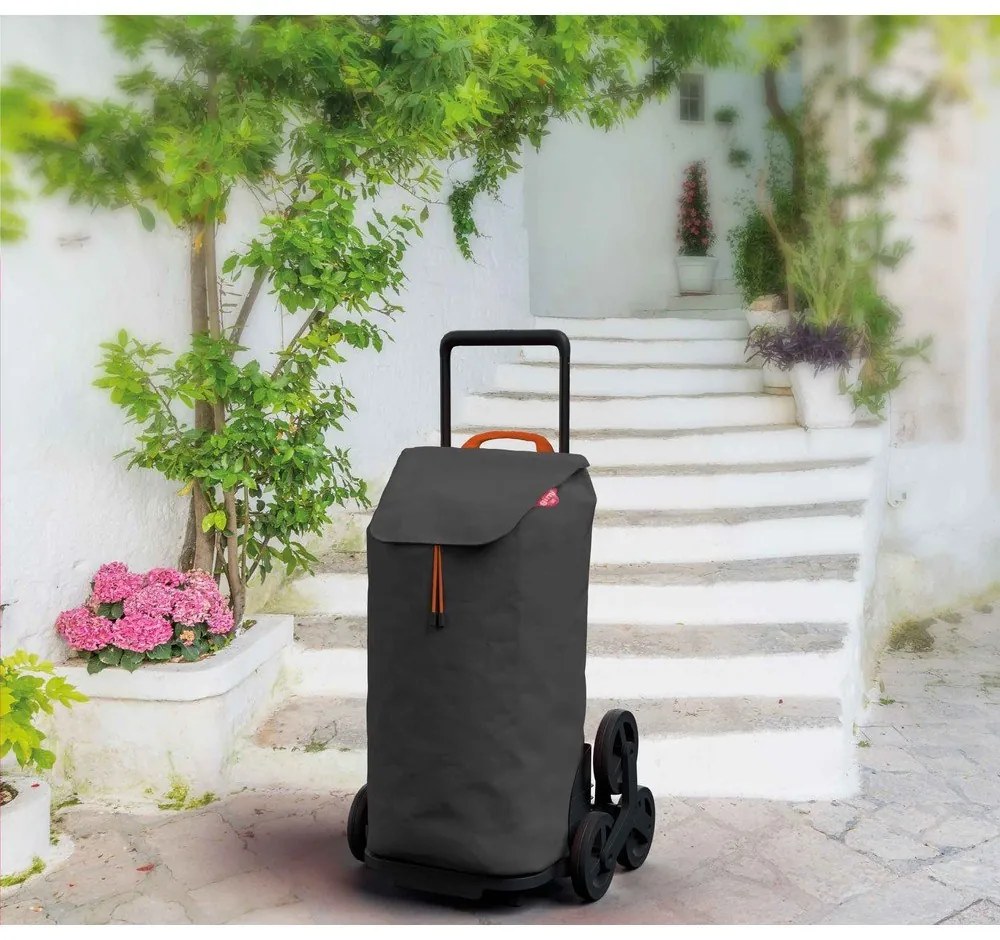 Cărucior de cumpărături Vileda Gimi, 52 l, gri