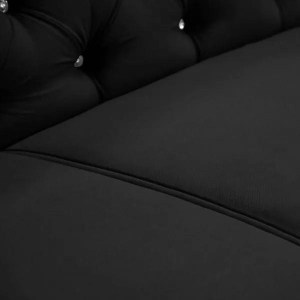 Coltar extensibil dreapta negru Versace